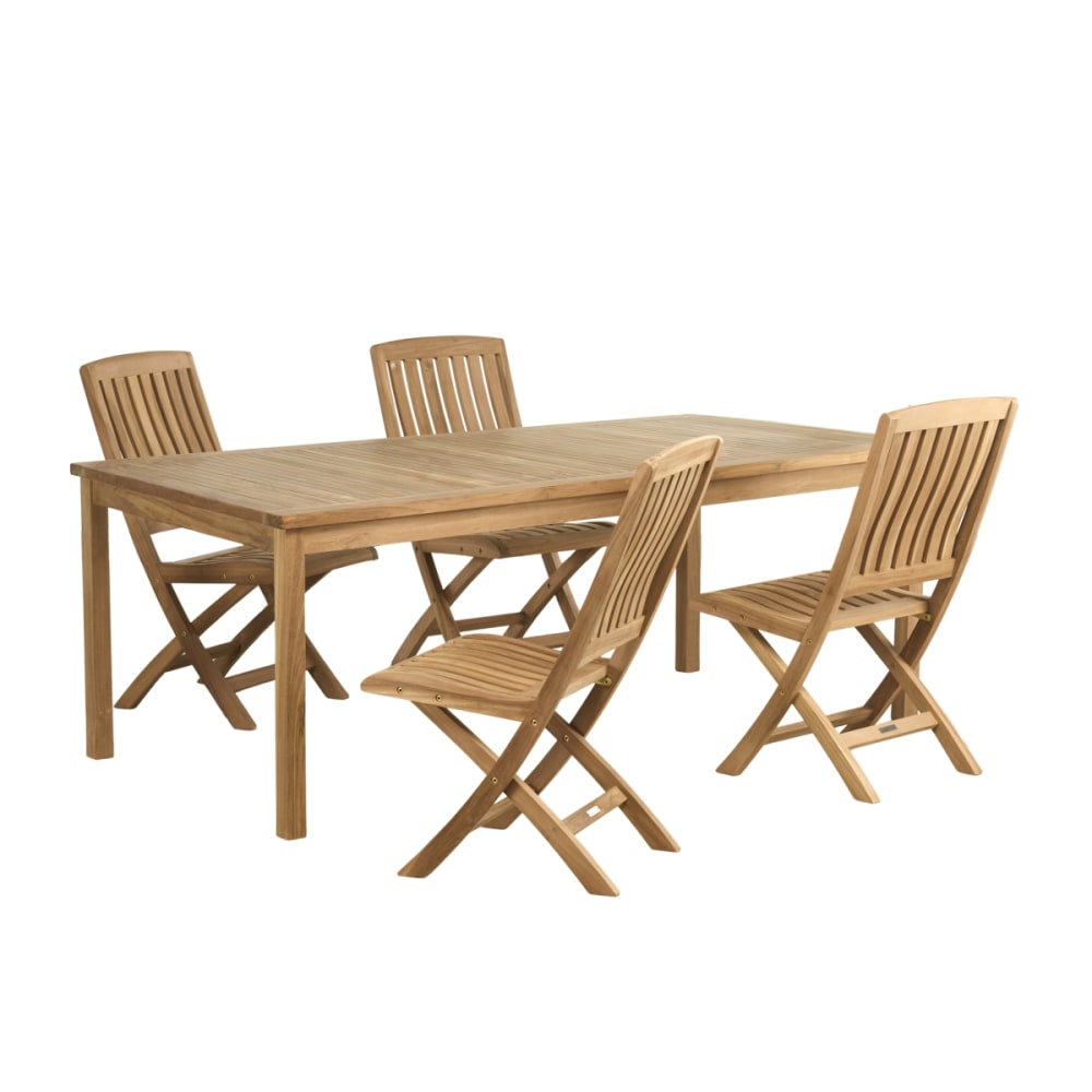 Ensemble table de jardin - chaises