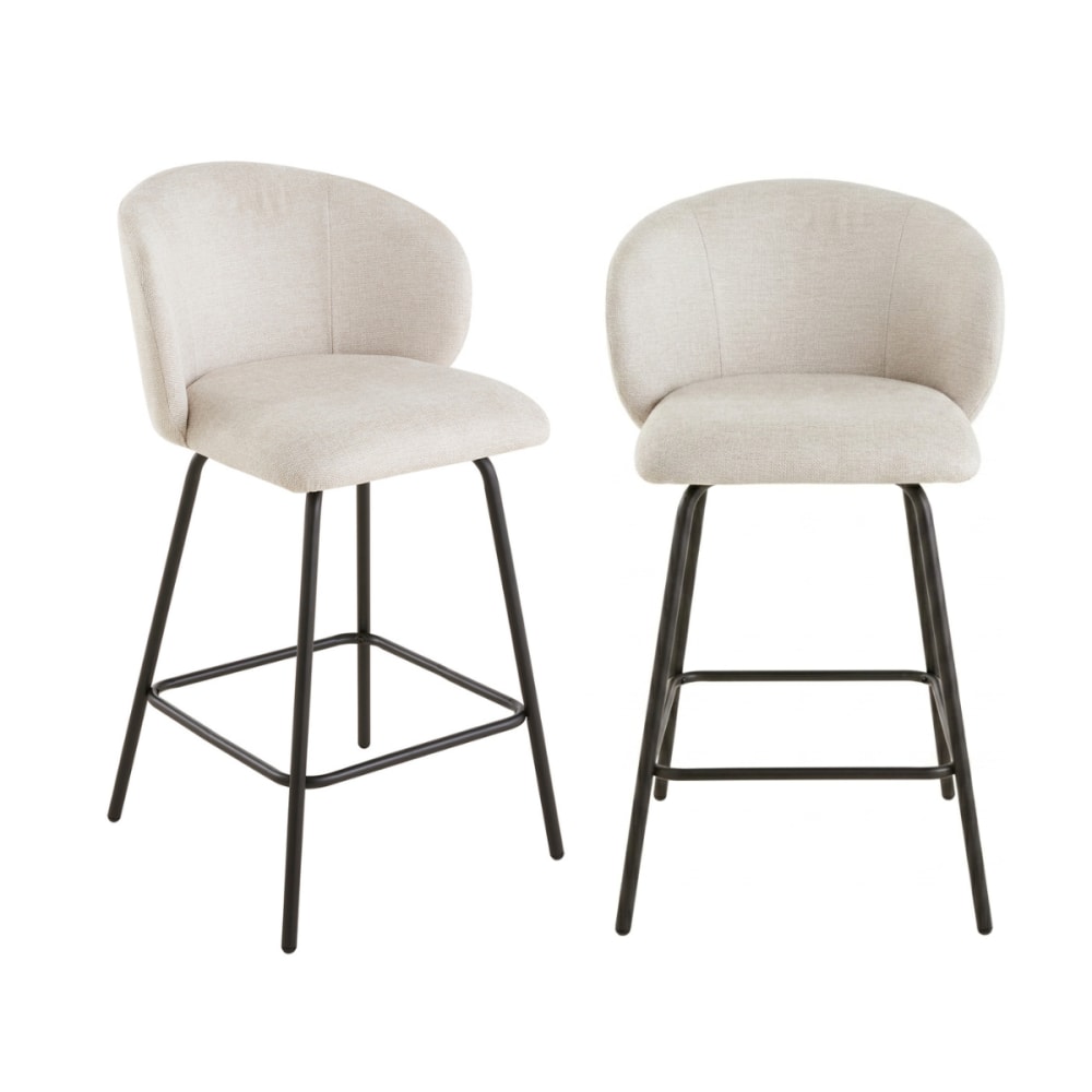 lot de 2 tabourets en