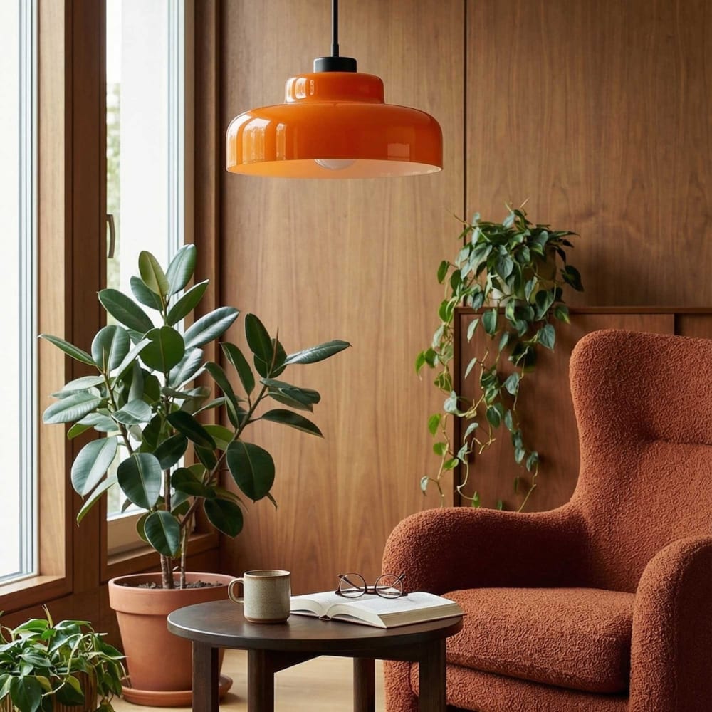 Suspension en verre - équipement coupelle métal — vue 3