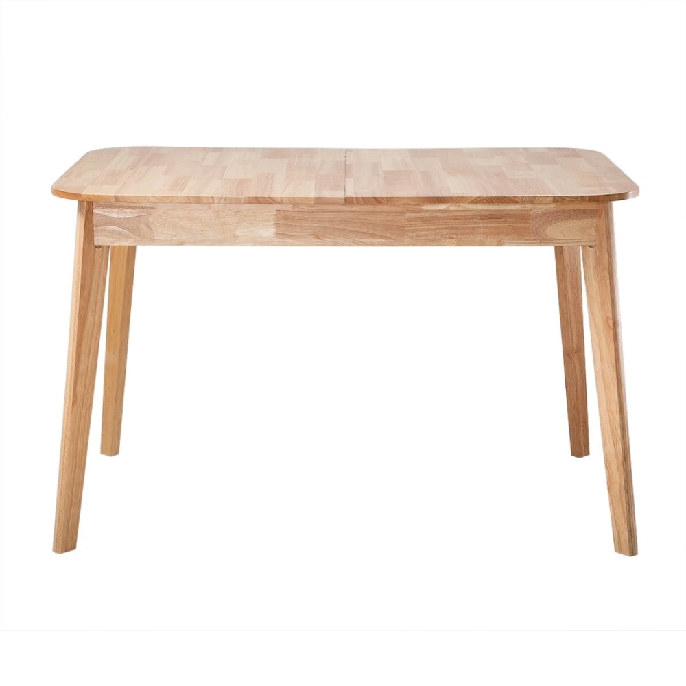 Table à manger extensible de 120 à 160 cm en bois massif