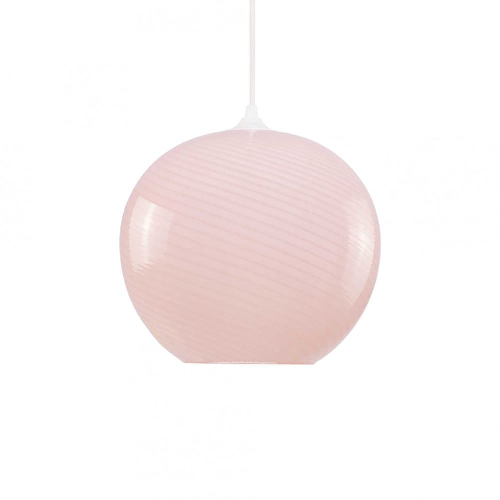 Suspension en verre twisté - équipement coupelle métal