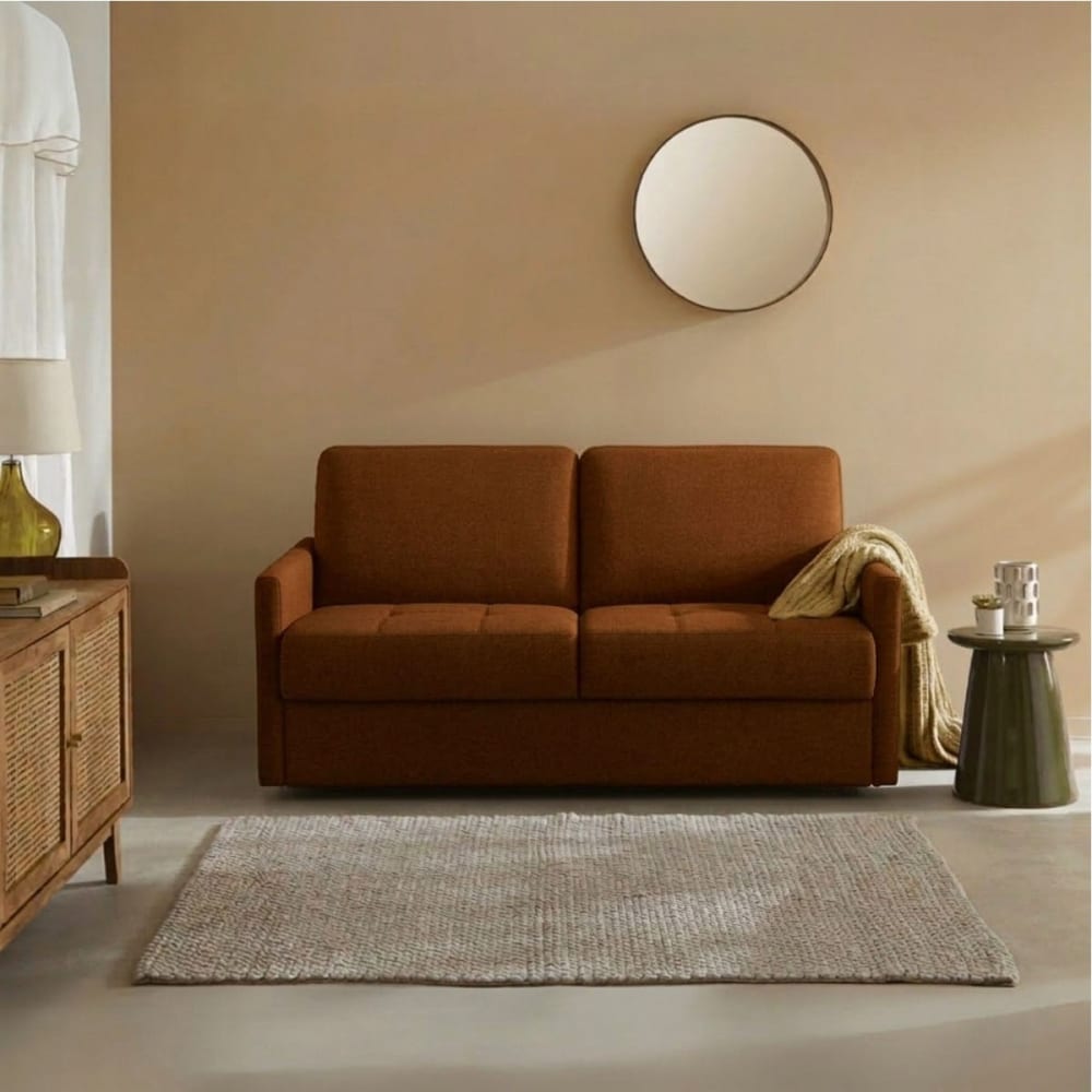 Schlafsofa 3-Sitzer mit Express-Öffnung in Stoff L175 cm -