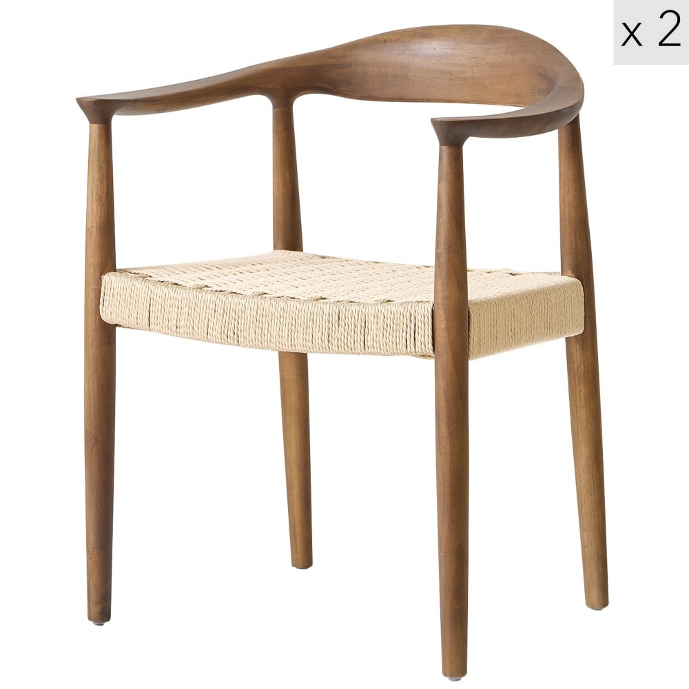 Lot 2 chaises salle