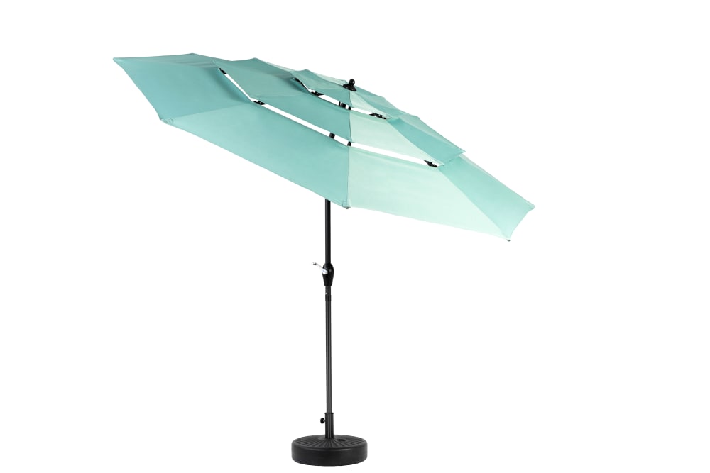 Parasol double face inclinable