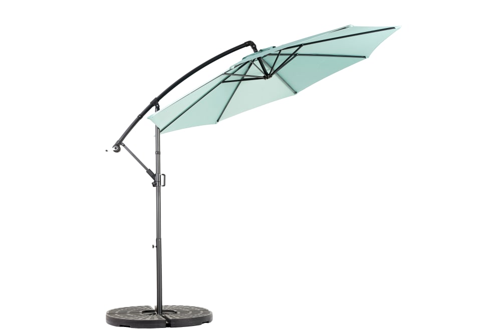 Parasol double face inclinable