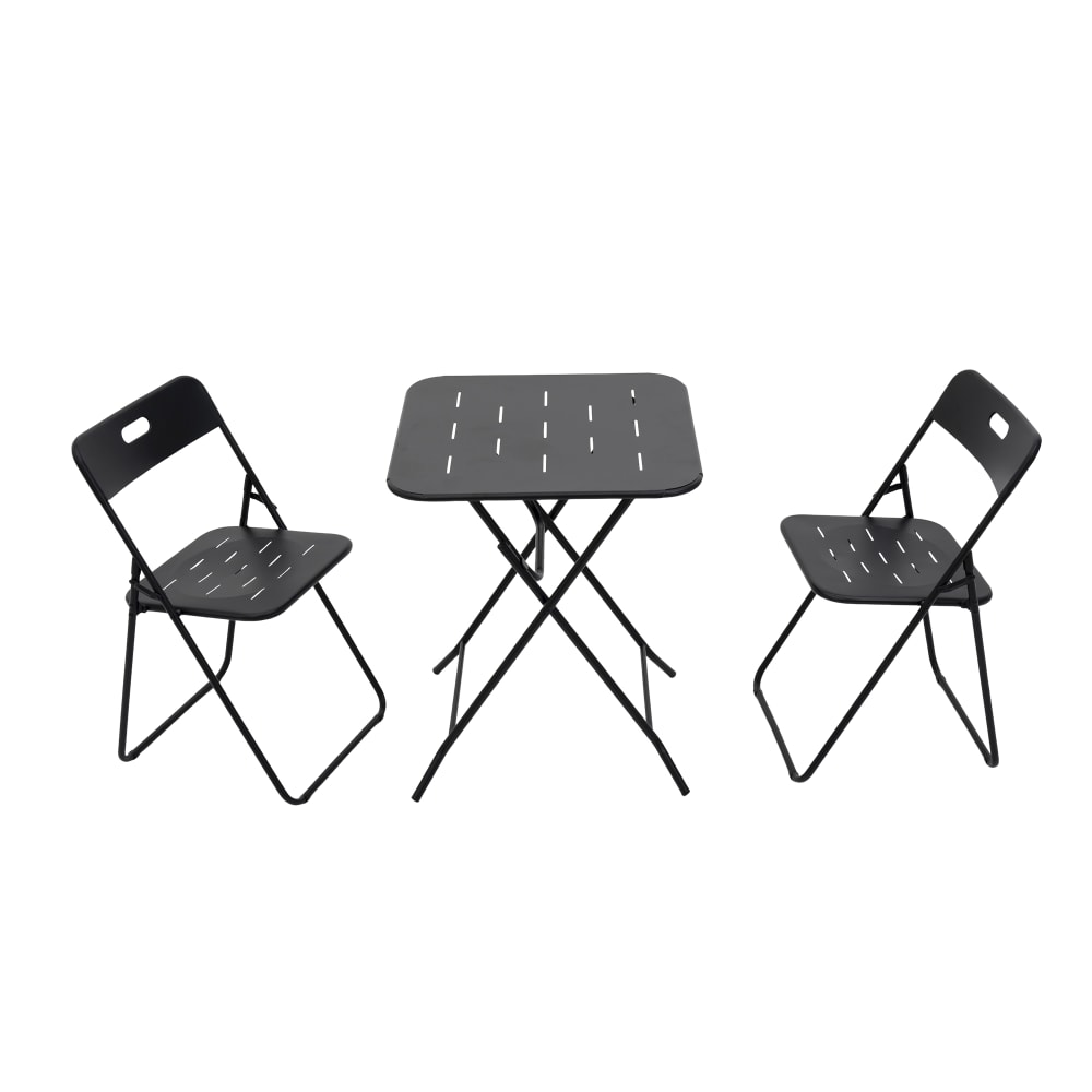 Ensemble bistro pliant - acier