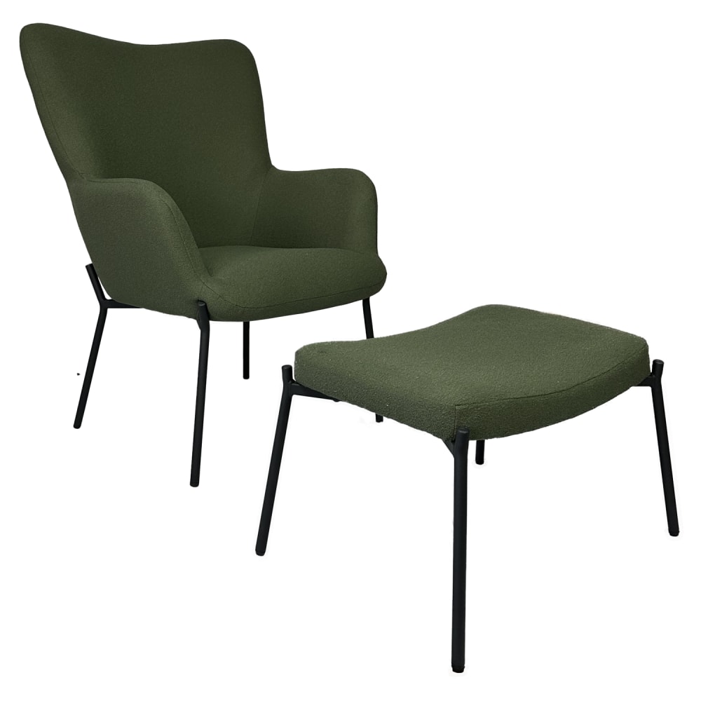 fauteuil en tissu boucle
