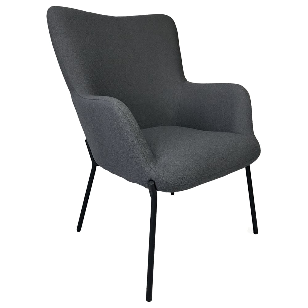 fauteuil en tissu boucle