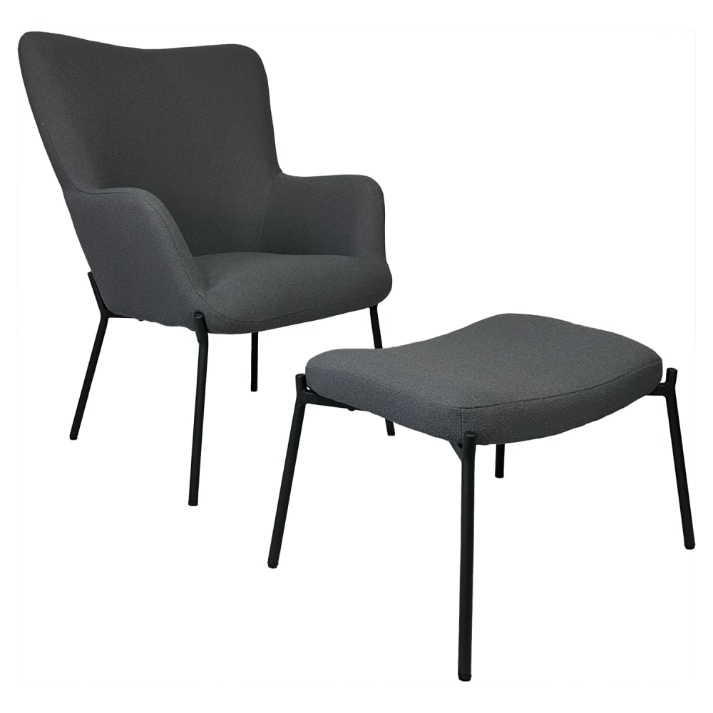 fauteuil en tissu boucle