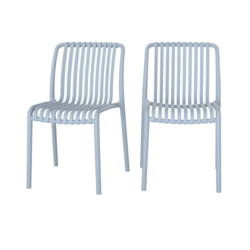 Lot 2 chaises jardin
