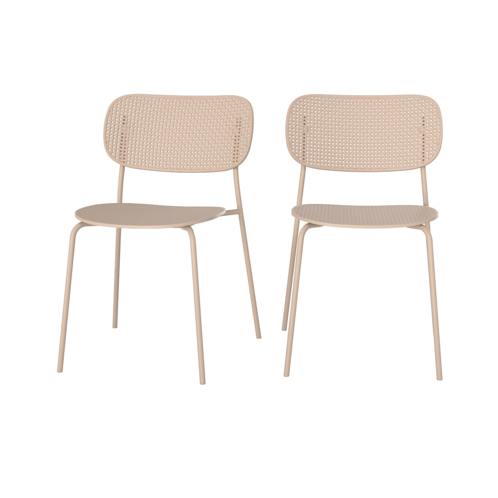 Lot 2 chaises jardin