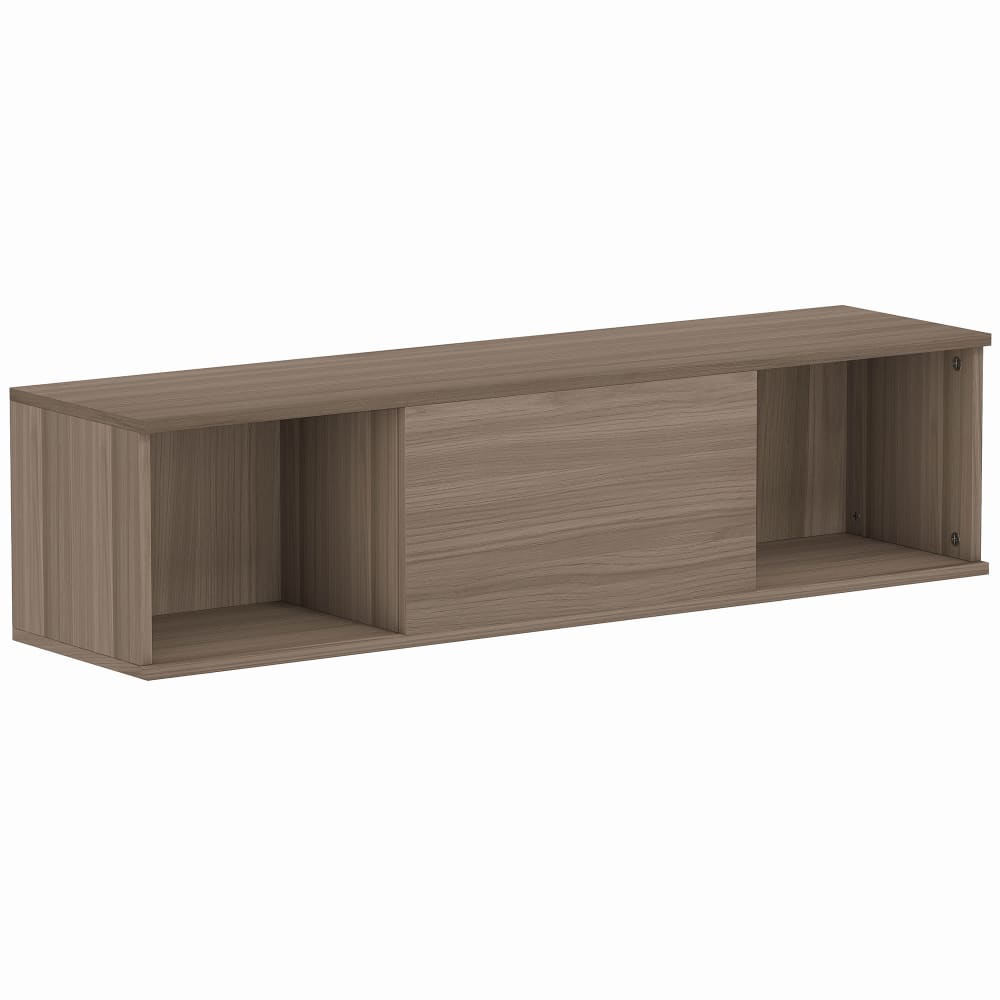 Armoire murale porte rabattable panneau de particules marron