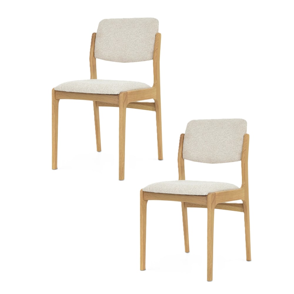 Lot de 2 chaises en chêne