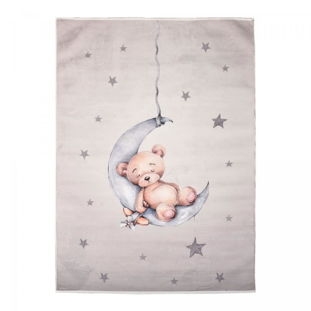 Tapis enfant 80x150 Gris, beige, argent