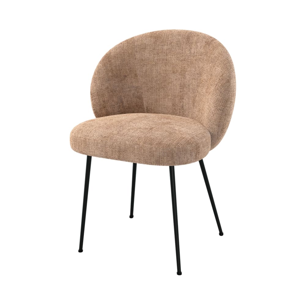 Chaise en velours chenillé