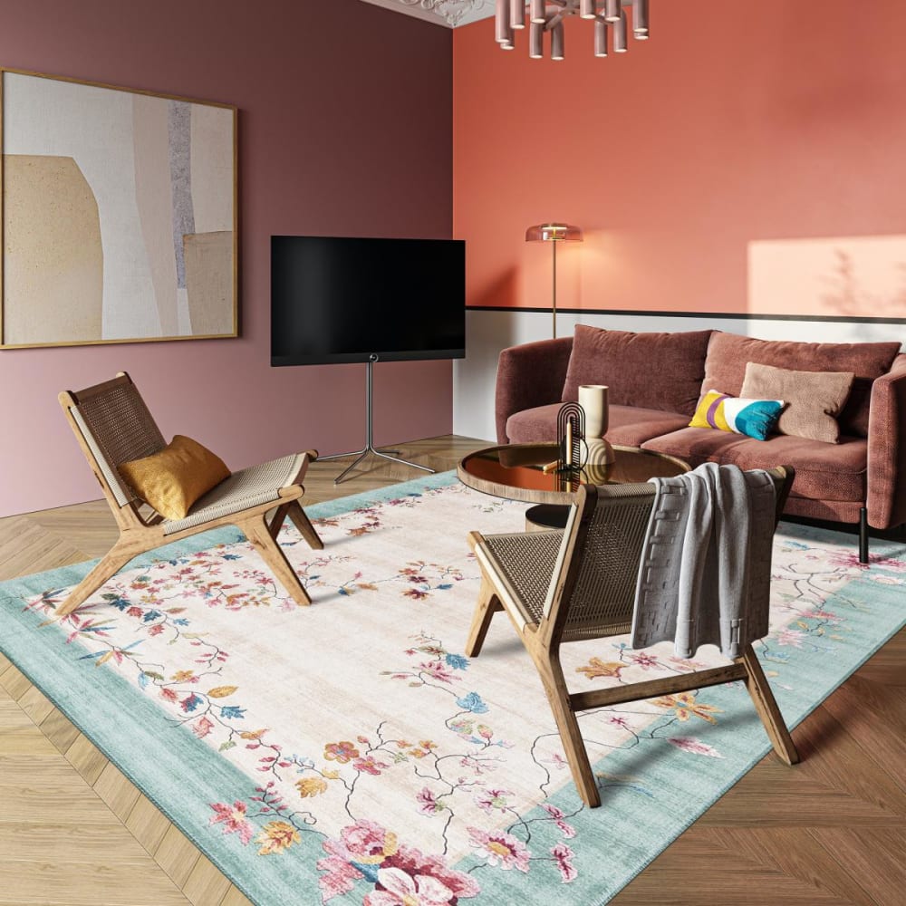 Wohnzimmerteppich 160x230 cm rosa - Maisons Du Monde