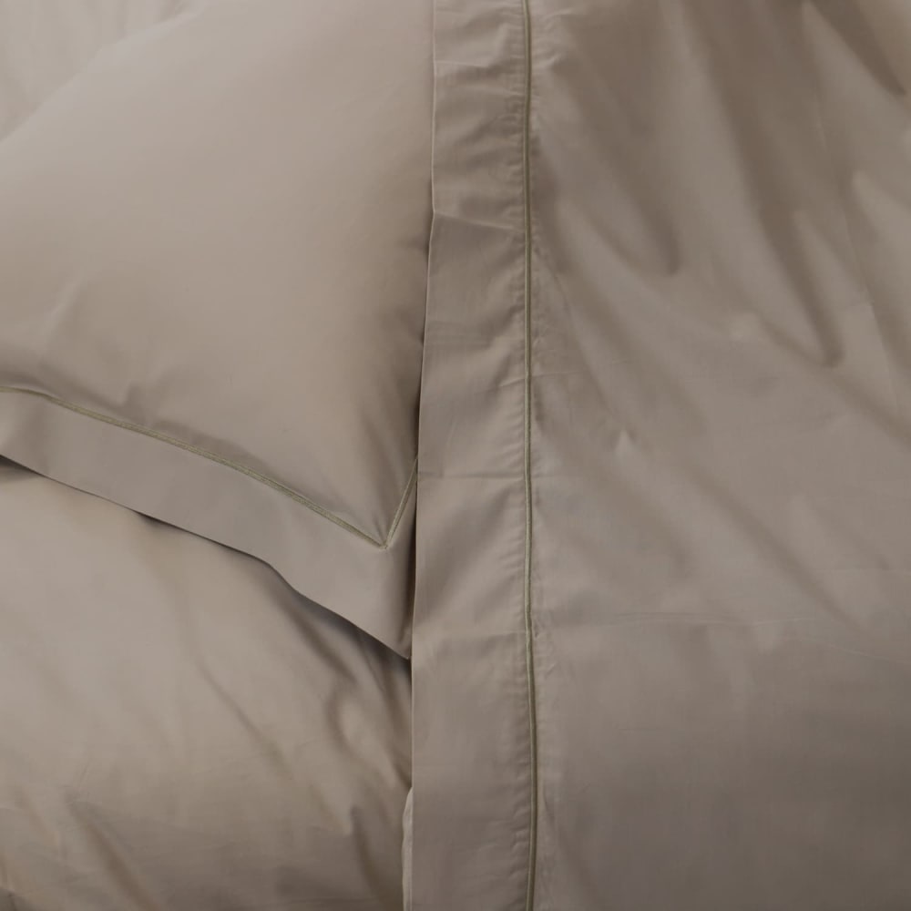 Taie de traversin en percale de coton lilas 140 cm — vue 3