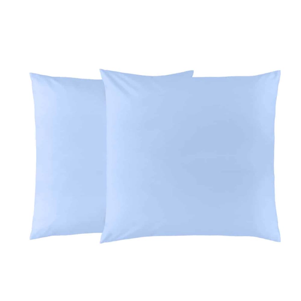 Lot de 2 taies d'oreillers coton polyester aisance Lot de 2 taies d'oreillers coton polyester aisance