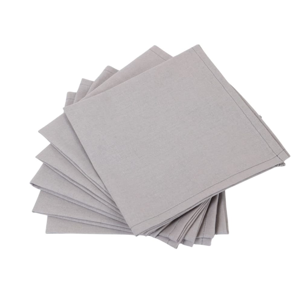 Lot de 6 serviettes de table coton lin metis Lot de 6 serviettes de table coton lin metis