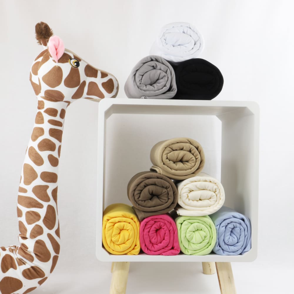 Lot de 2 draps housses coton extensible bébé kidor Lot de 2 draps housses coton extensible bébé kidor