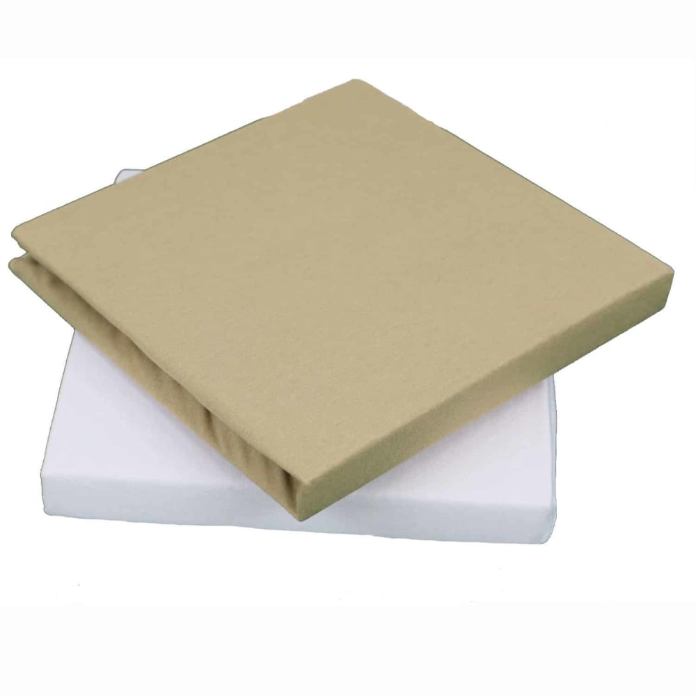 Lot de 2 draps housses coton extensible bébé kidor Lot de 2 draps housses coton extensible bébé kidor