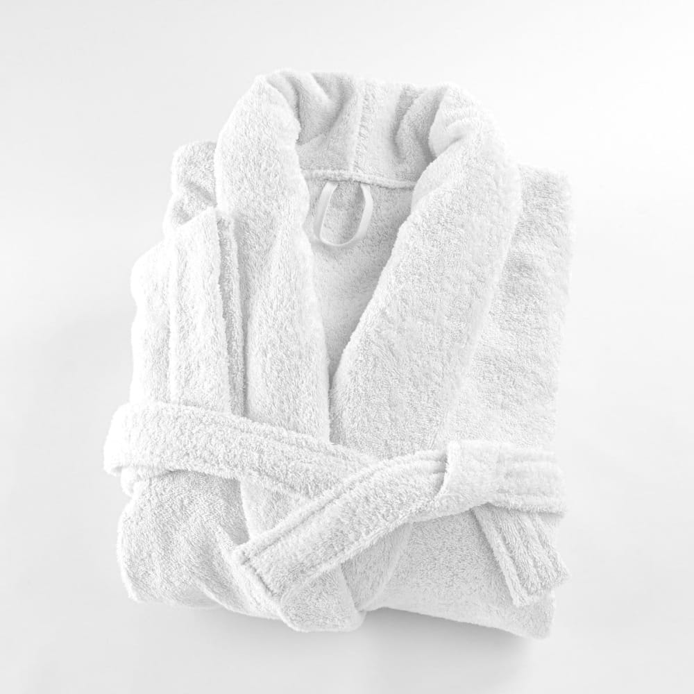 Peignoir éponge col
