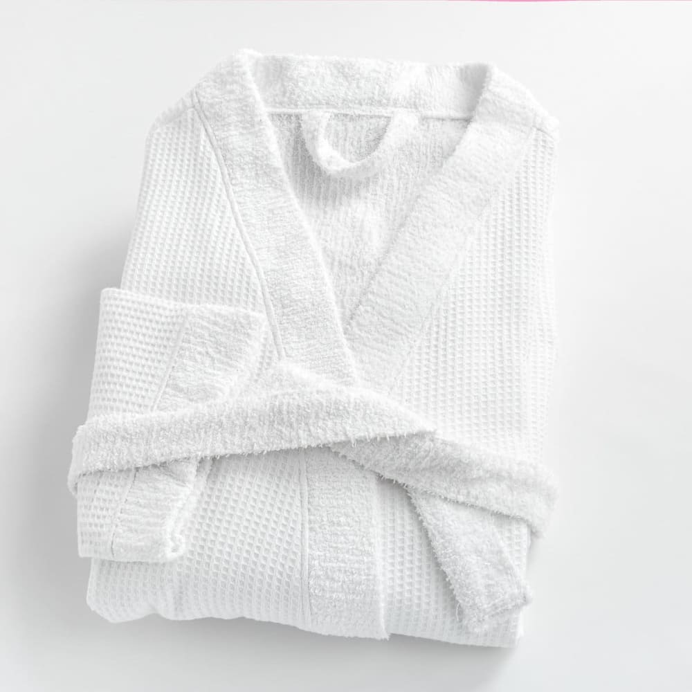 Peignoir mixte coton - double