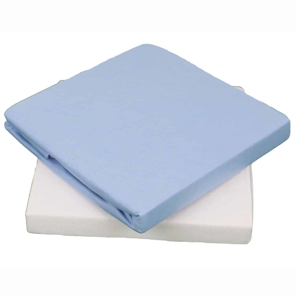 Lot de 2 draps housses coton extensible bébé kidor Lot de 2 draps housses coton extensible bébé kidor
