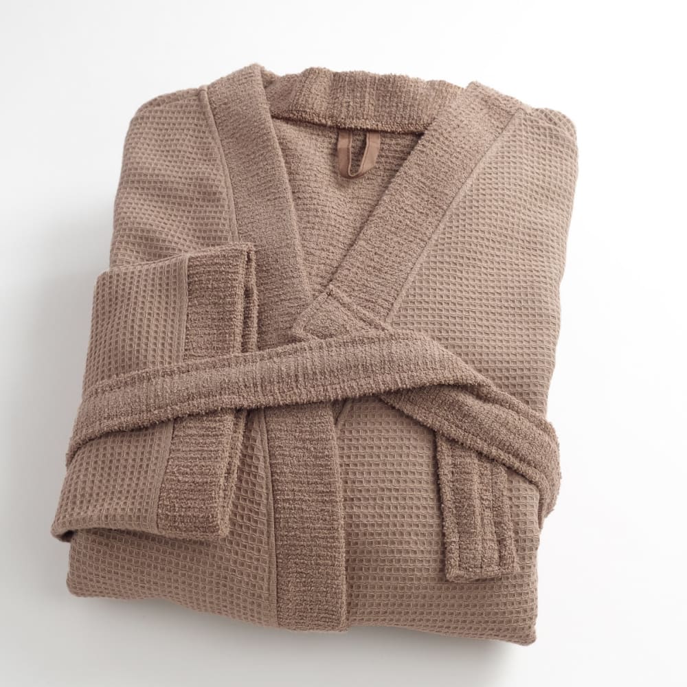Peignoir mixte coton - double