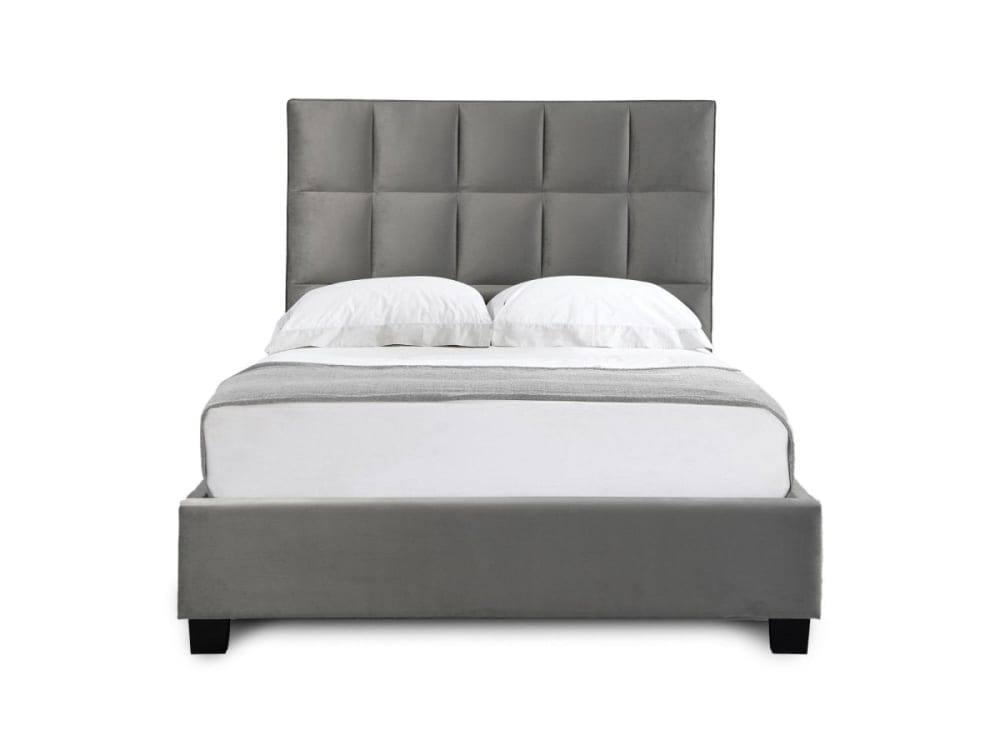 Lit coffre en velours - design