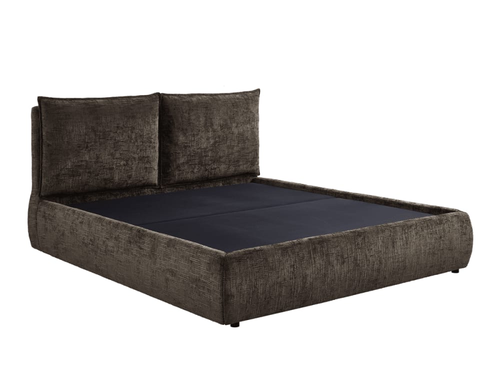 Lit coffre en velours