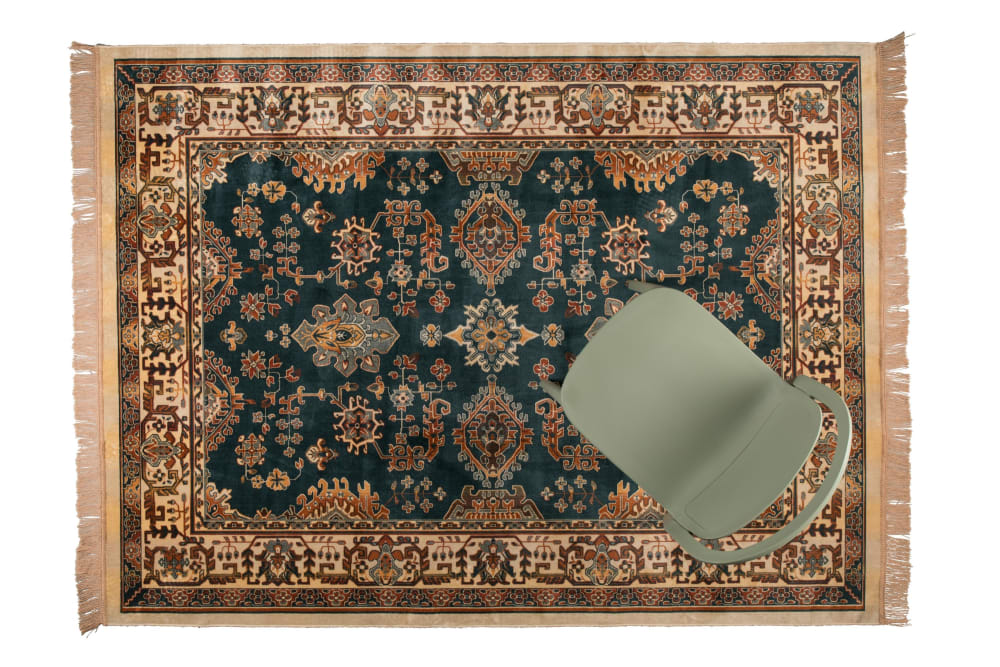 Tapis 160x230cm en tissu camel — vue 4
