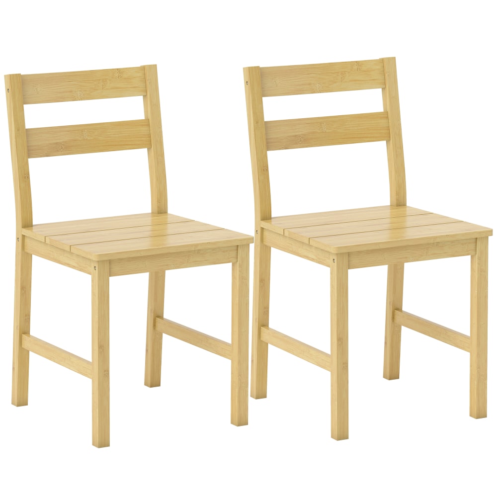 Homcom Sillas de comedor 42x45x80 cm