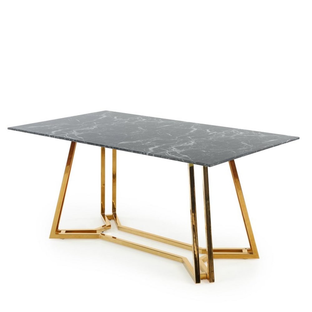 Table de salle à manger - plateau verre