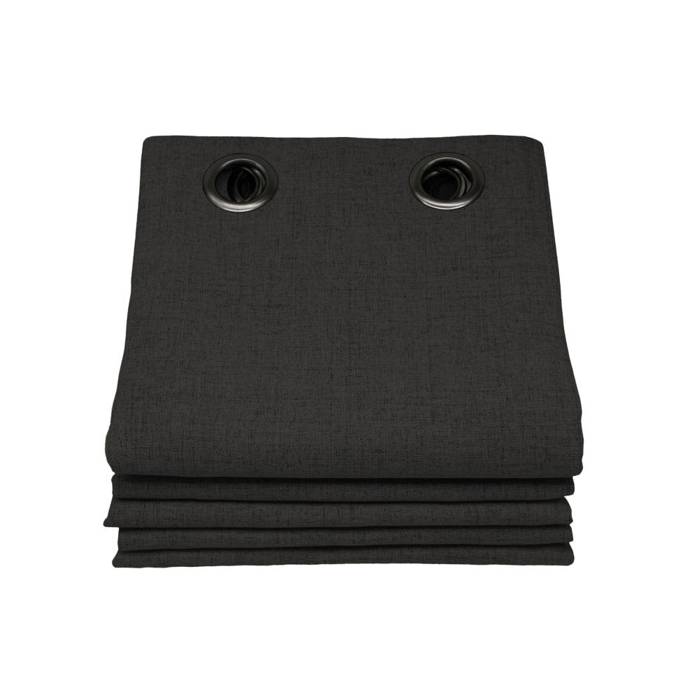 Verdunkelungsvorhang 100% Ösens Grau MC713 130Lx250H - Maisons Du