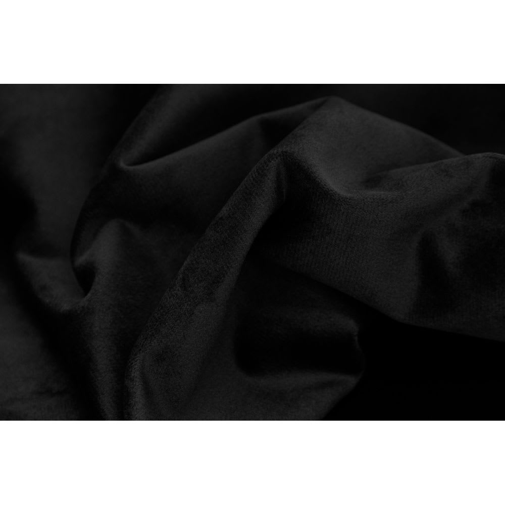 Venise rideau phonique velours oeillets noir mc710 130lx250h — vue 4