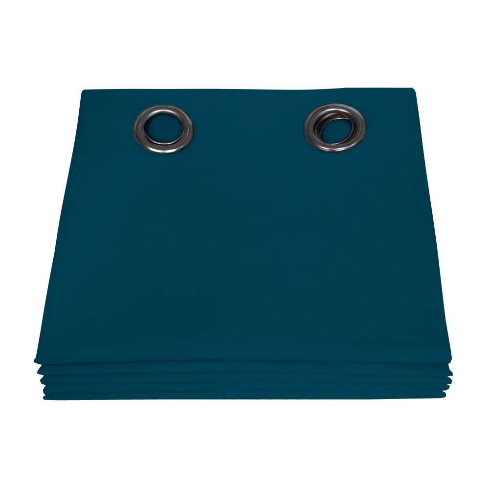 Verdunkelungsvorhang 100% Ösens Blau MC56 135Lx250H - Maisons Du