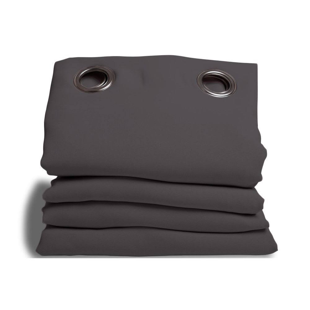 Rideau phonique oeillets gris mc732 135lx250h moondream — vue 3