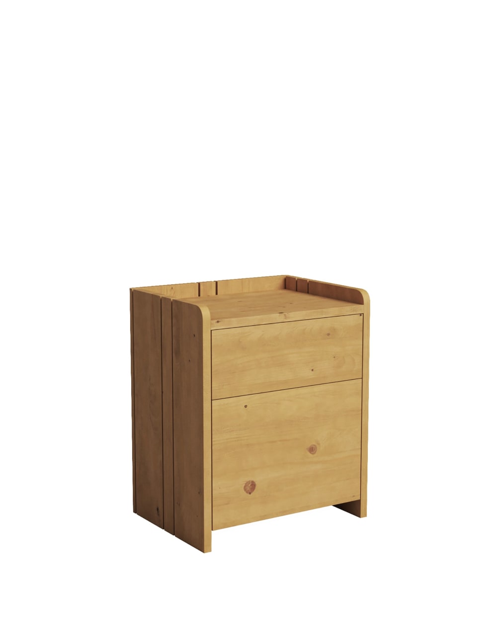 Table de chevet en sapin - tiroir