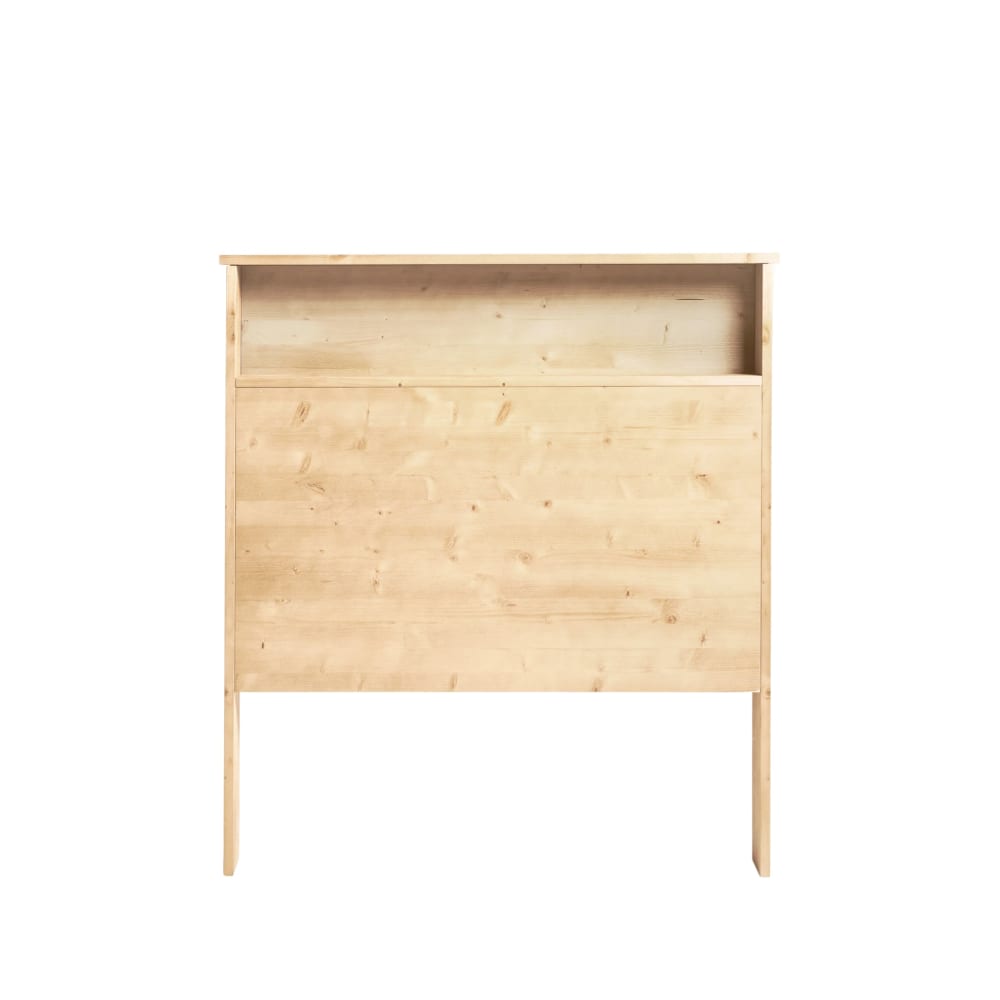 Hannun Bettkopfteil mit Stauraum 100 cm beige style modern Braun Holz