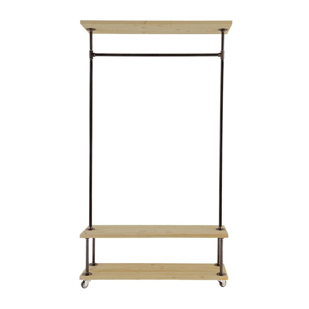 Standgarderobe Tannenholz Massiv Natur - Maisons Du Monde