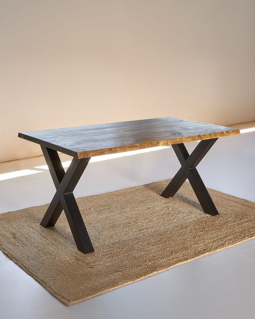 Esstisch Tannenholz Massiv Braun 220x85 cm - Maisons Du Monde