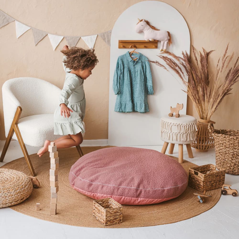 Bodenkissen aus Bouclé-Stoff für Kinder - Maisons Du Monde