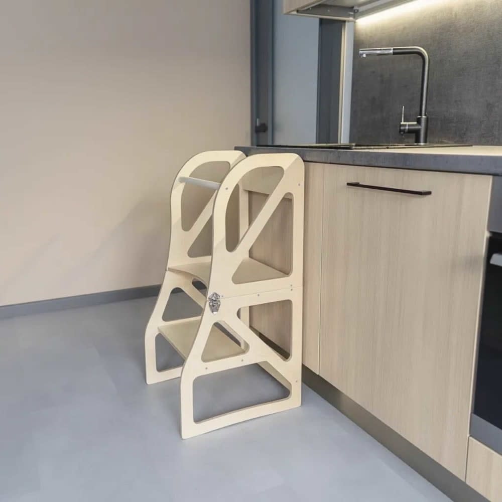 Montessori-Lernturm 2-in-1 aus Sperrholz - Maisons Du Monde