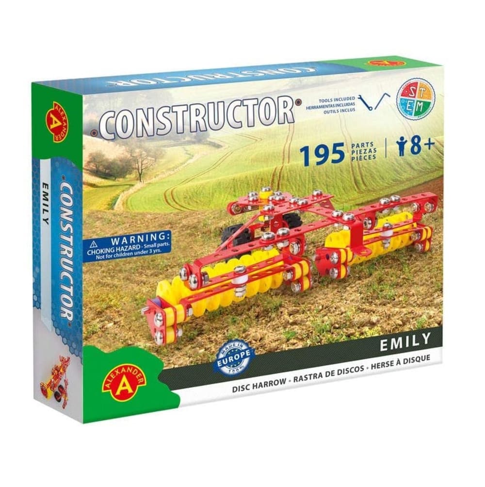 Alexander Toys Constructor Emily - Scheibenegge ROT PVC - POLYVINLYCHLORID Kinder