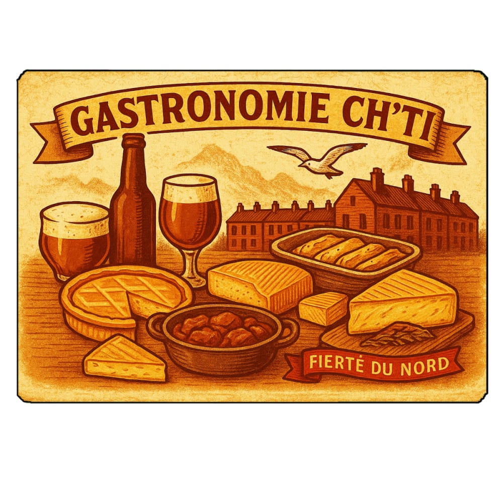 Planche à découper gastronomie chti Planche à découper gastronomie chti