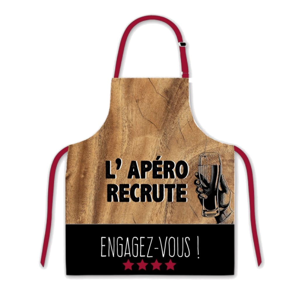 Tablier adulte à nouer en coton