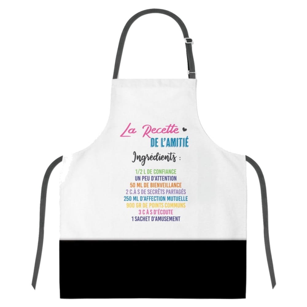Tablier adulte à nouer en coton
