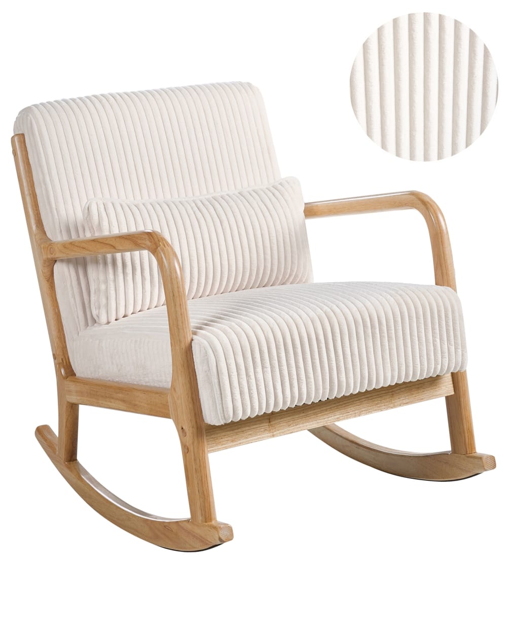 Fauteuil à bascule velours