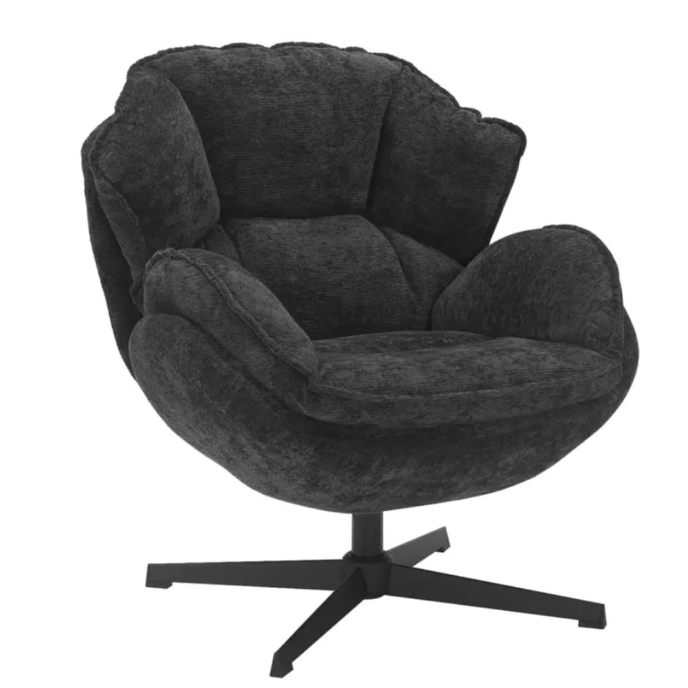 Fauteuil noir pivotant